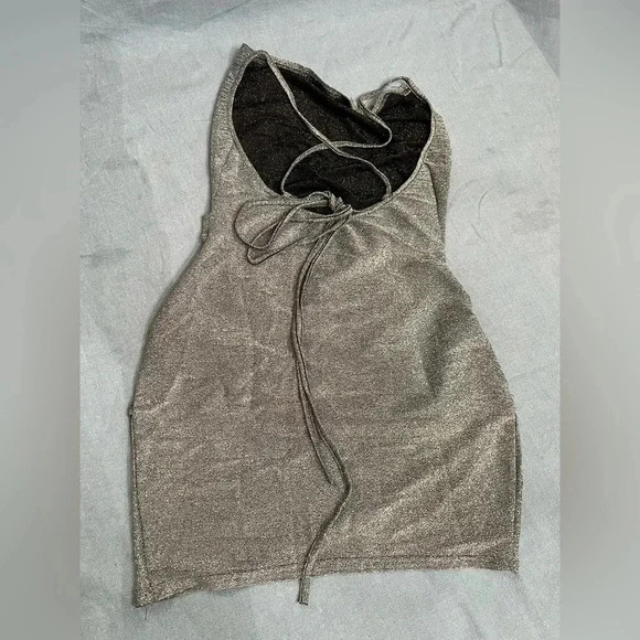 SILVER SPARKLY DRESS - Picture 3 of 4